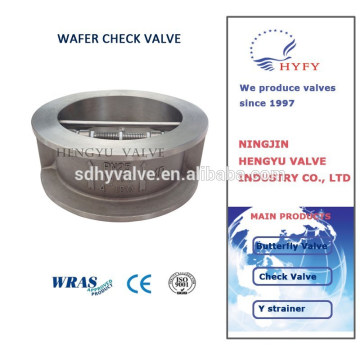 wafer type water pump check valve